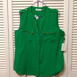 Calvin Klein Sleevless Blouse